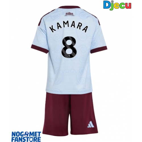 Aston Villa Boubacar Kamara #8 Rezervni Dres za djecu 2026-27 Kratak Rukav (+ Kratke hlače)